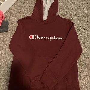 champion plum hoodie